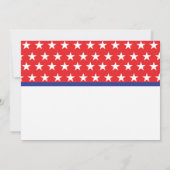 4 juillet 2e Invitation d'anniversaire (Dos)