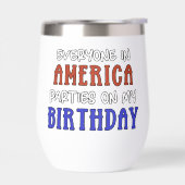 4 juillet Anniversaire drôle (Gauche)