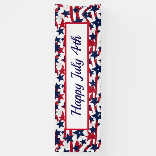 4 juillet Bannière extérieure (Vertical)