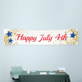 4 juillet Bannière personnalisée intérieure (Salon professionnel)