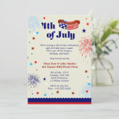 4 juillet BBQ Picnic Invitation Party (Debout devant)