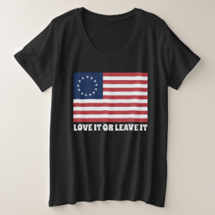 4 juillet BETSY ROSS FLAG PLUS TAILLE T-SHIRTS