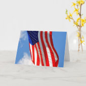 4 juillet carte de voeux (Fleur jaune)