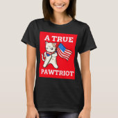 4 juillet CHAT T-SHIRTS PAWTRIOT ! (Devant)
