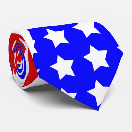 4 juillet cravate, cravate de drapeau américain (Roulé)
