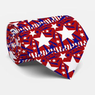 4 juillet cravate patriotique