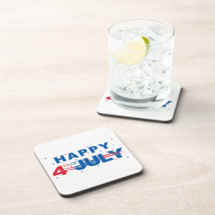 4 juillet Dessous de verre de boissons