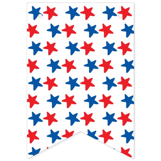 4 juillet | Drapeau américain tiré à la main et ét (Premier drapeau)