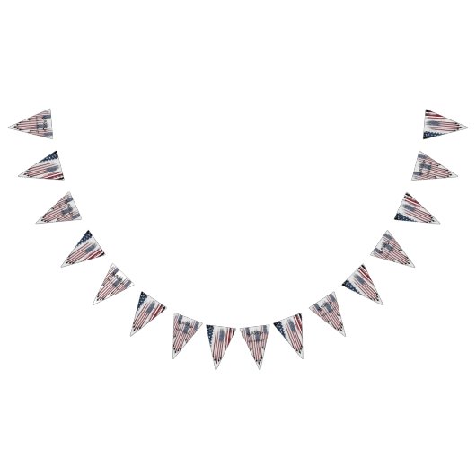 4 juillet drapeau Bandeau de jonction personnalisé (Tout)