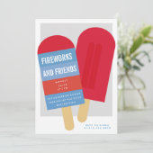 4 juillet ÉTÉ invitation DE L'INVITATION (Debout devant)