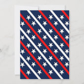 4 juillet Faire-part de mariage photo (Dos)