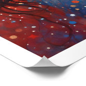 4 juillet Femme dans les feux d'artifice Art déco (Coin)