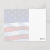 4 Juillet Fête de l'Indépendance Cartes postales (Dos)