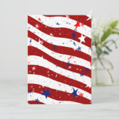 4 juillet, fête de l'Indépendance Invitation barbe (Debout devant)