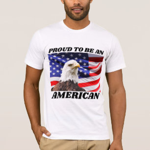 4 JUILLET FIER T-SHIRTS PATRIOTIQUES AMÉRICAINS
