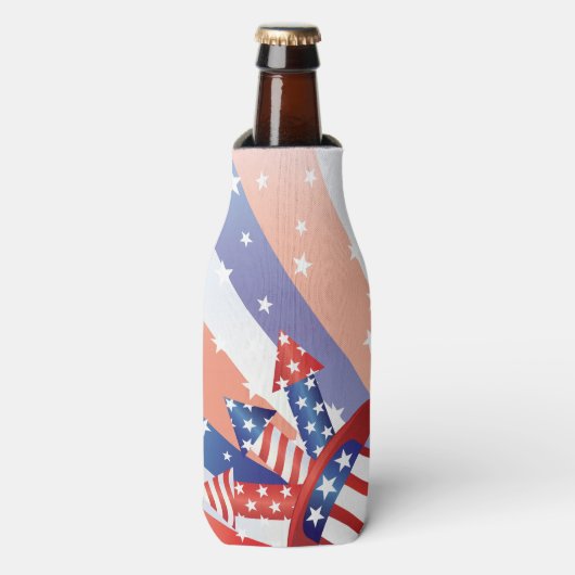 4 juillet Glacière de bouteille (Bottle Devant)