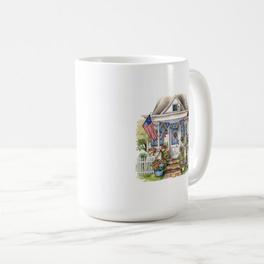 4 juillet House Mug (Devant droit)
