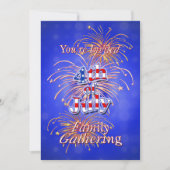 4 juillet Invitation à la réunion de famille (Devant)