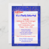 4 juillet Invitation à la réunion de famille (Dos)