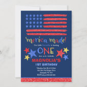 4 juillet Invitation Anniversaire 4 juillet (Devant)