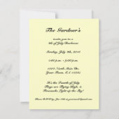 4 juillet invitation de BBQ (Dos)