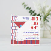 4 juillet invitation de cocktail de Martini (Debout devant)