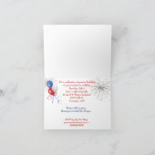 4 juillet invitation de la fête (Intérieur)
