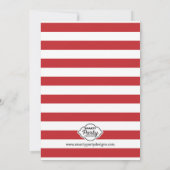 4 juillet invitation de partie de BBQ de (Dos)