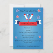 4 juillet invitation Patriotic Firecracker (Devant)