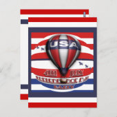 4 juillet invitations (Devant / Derrière)