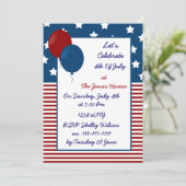 4 juillet invitations de la fête de l'indépendance (Debout devant)