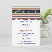 4 juillet invitations de la fête de l'indépendance (Debout devant)