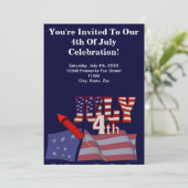 4 juillet invitations de partie (Debout devant)