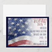 4 juillet invitations de partie (Devant / Derrière)