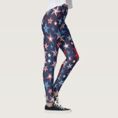 4 juillet Leggings avec logo blanc B&BE (Droite)