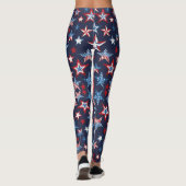 4 juillet Leggings avec logo blanc B&BE (Dos)