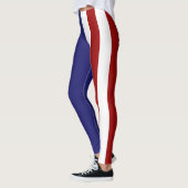 4 juillet Leggings rouges, blancs et bleus (Gauche)