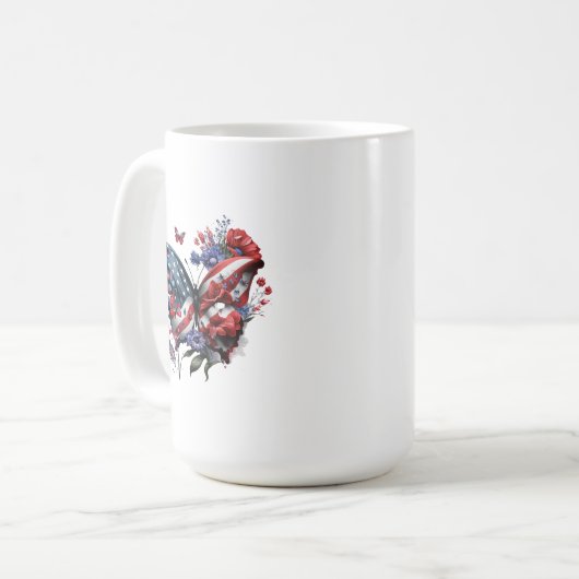 4 juillet Mug (Devant gauche)
