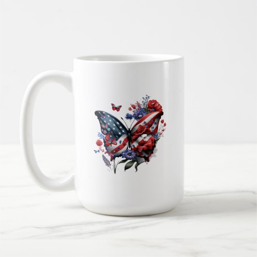4 juillet Mug (Gauche)