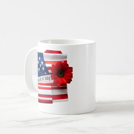 4 juillet Mug (Devant gauche)