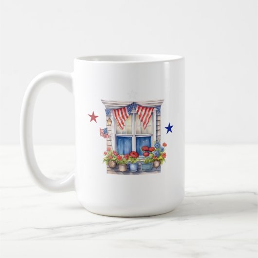 4 juillet Mug (Gauche)