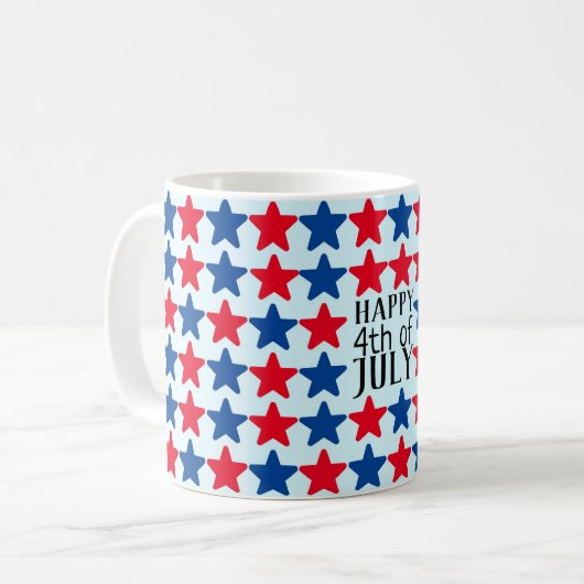 4 juillet Mug (Devant gauche)