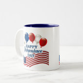 4 juillet Mug de café (Devant gauche)
