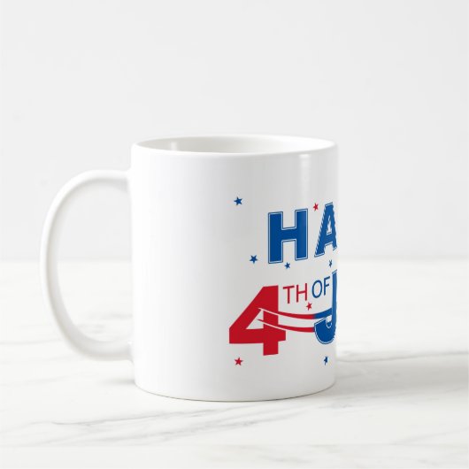 4 juillet Mug de café (Gauche)