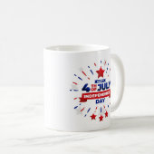 4 juillet Mug de café (Devant droit)
