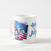 4 juillet. Mug du Jour de l'Indépendance, mug soni (Devant gauche)