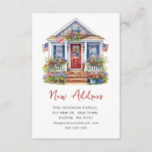 4 juillet Nouvelle adresse Moving Flat Faire-part (Devant)