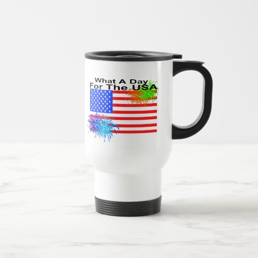 4 juillet Patriotic Travel Mug (Droite)