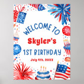 4 juillet Patriotique 1er anniversaire Affiche de  (Devant)