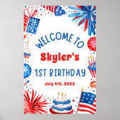 4 juillet Patriotique 1er anniversaire Affiche de  (Devant)